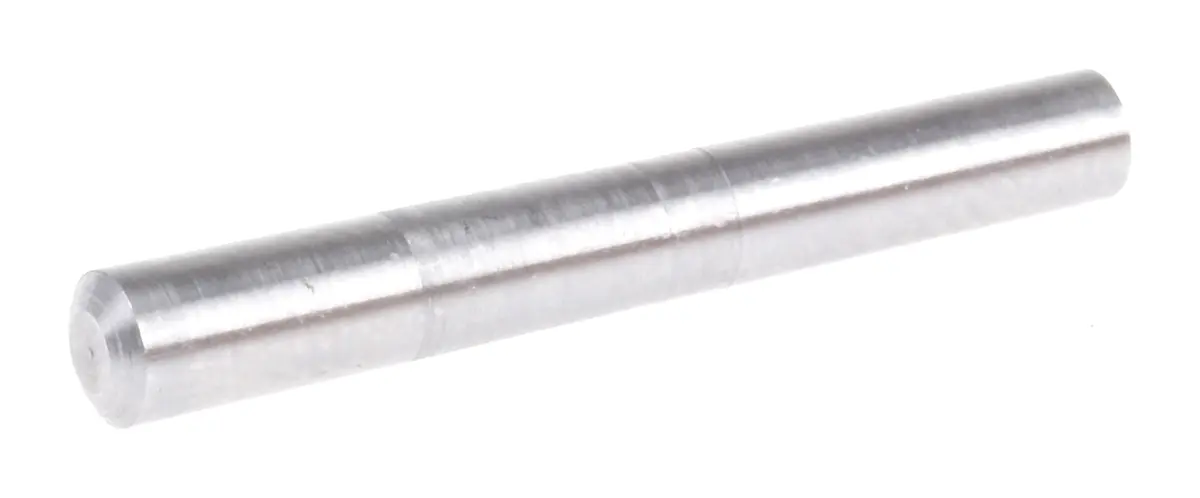 Produktfoto 1 von RS PRO Zylinderstift Passfeder, Typ Konus, L. 40 mm Stahl glatt