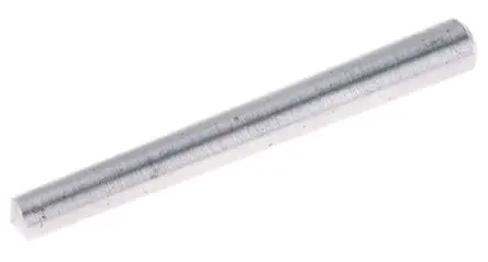 Produktfoto 1 von RS PRO Zylinderstift Passfeder, Typ Konus, L. 40 mm Stahl glatt