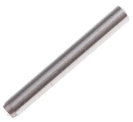 Produktfoto 1 von RS PRO Zylinderstift Passfeder, Typ Parallel, Ø 2.5 mm, L. 20 mm Edelstahl glatt