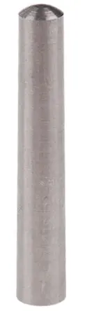 Produktfoto 1 von RS PRO Zylinderstift Passfeder, Typ Konus, L. 40 mm Stahl glatt