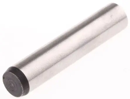 Produktfoto 1 von RS PRO Zylinderstift Passfeder, Typ Parallel, Ø 8 mm, L. 40 mm Stahl glatt