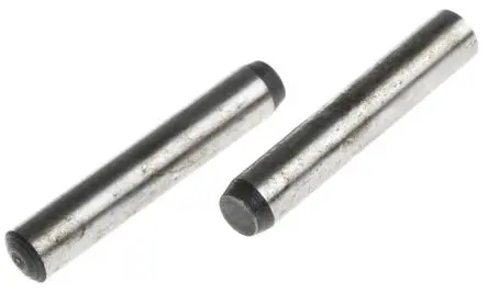 Produktfoto 1 von RS PRO Zylinderstift Passfeder, Typ Parallel, Ø 5 mm, L. 28 mm Edelstahl glatt