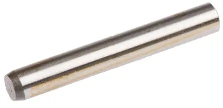 Produktfoto 1 von RS PRO Zylinderstift Passfeder, Typ Parallel, Ø 5 mm, L. 36 mm Edelstahl glatt