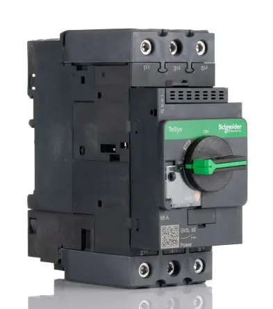 Produktfoto 1 von Schneider Electric TeSyS GV Thermischer Schutzschalter, 3-polig, TeSys Direkt, 65A, / 100 kA, Thermomagnetisch