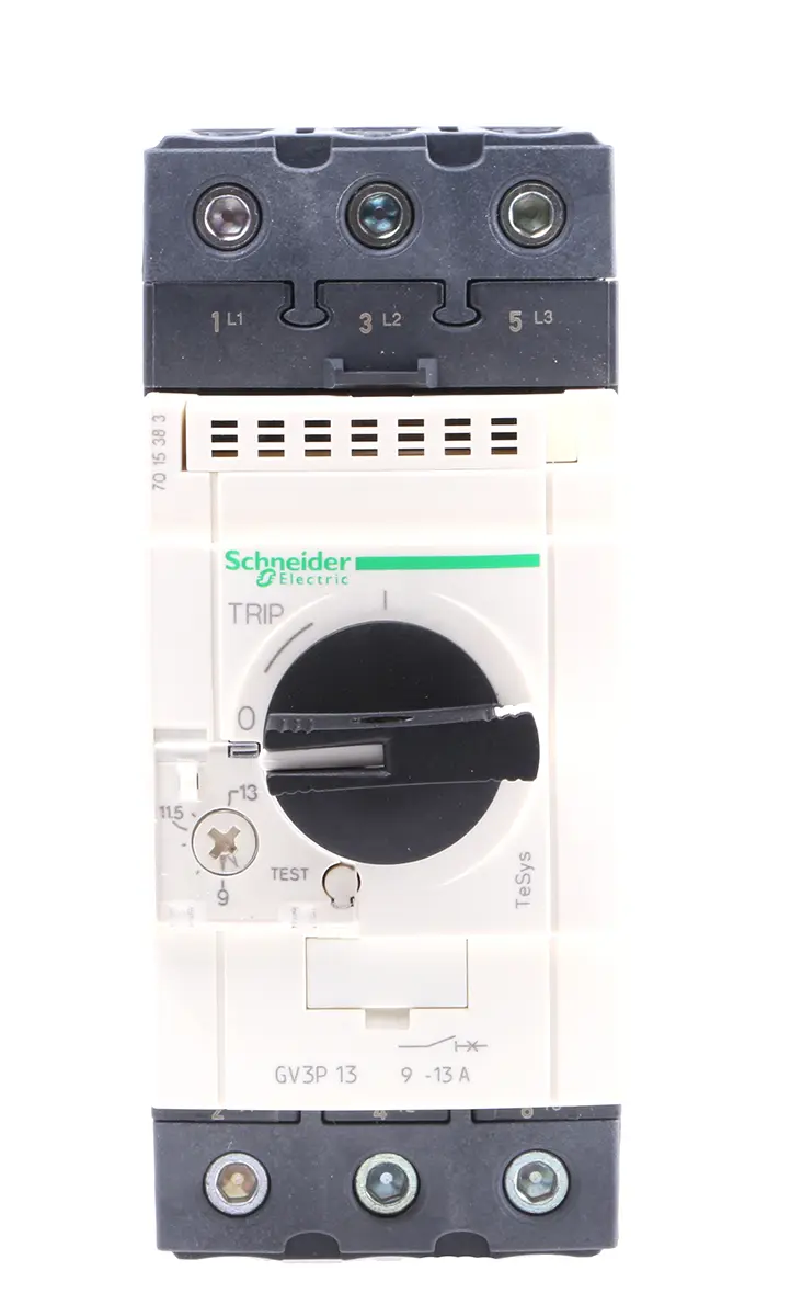 Produktfoto 1 von Schneider Electric TeSyS GV Thermischer Überlastschalter / Thermischer Geräteschutzschalter, 3-polig, TeSys, 13A, 690V