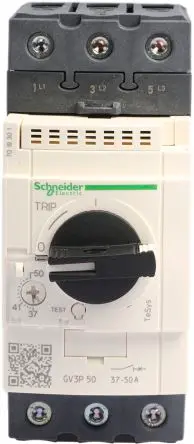 Produktfoto 1 von Schneider Electric TeSyS GV Thermischer Schutzschalter, 3-polig, TeSys Direkt, 50A, / 100 kA, Thermomagnetisch