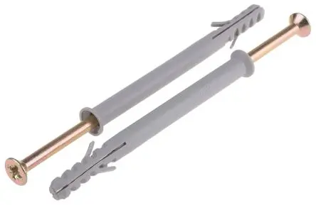Produktfoto 1 von RS PRO Rahmenbefestigung Nylon, L. 100 mm bis 60 mm 8 mm