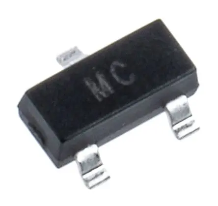 Produktfoto 1 von DiodesZetex Typ N-Kanal, Oberfläche MOSFET Erweiterung 60 V / 150 mA 330 mW, 3-Pin SOT-23