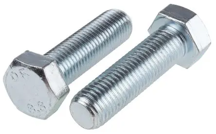 Produktfoto 1 von RS PRO M20 x 70 mm Sechskantschraube, Stahl Glanzzink, DIN 933