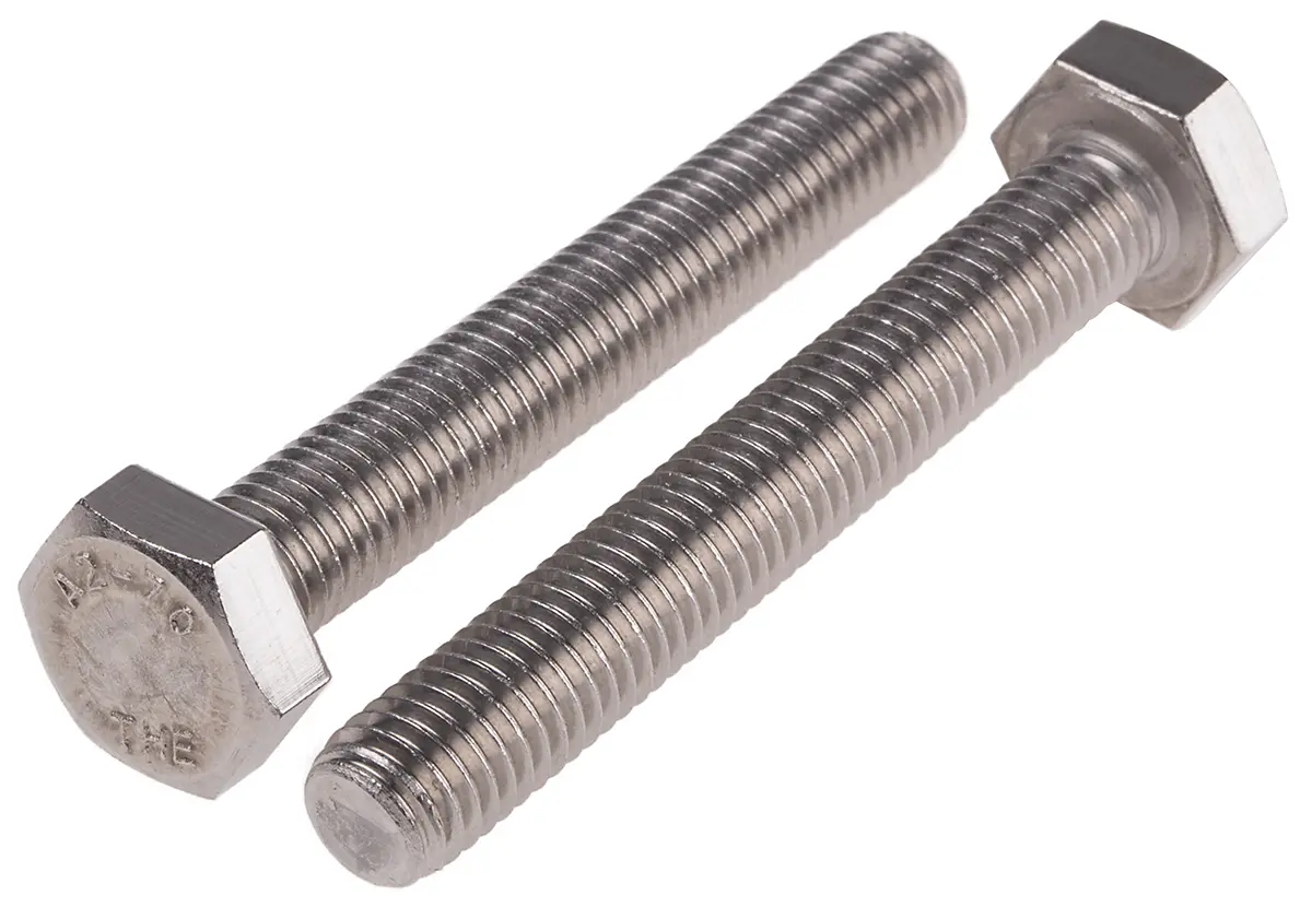 Produktfoto 1 von RS PRO x 70 mm Sechskantschraube, Edelstahl glatt, DIN 933