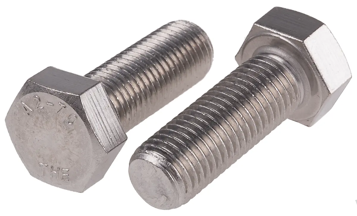 RS PRO x 45 mm Sechskantschraube, Edelstahl, DIN 933