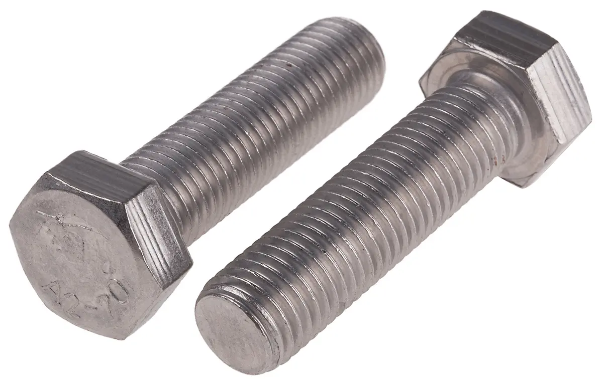 Produktfoto 1 von RS PRO x 60 mm Sechskantschraube, Edelstahl, DIN 933