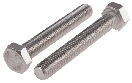 Produktfoto 1 von RS PRO M12 x 80 mm Sechskantschraube, Edelstahl glatt, DIN 933