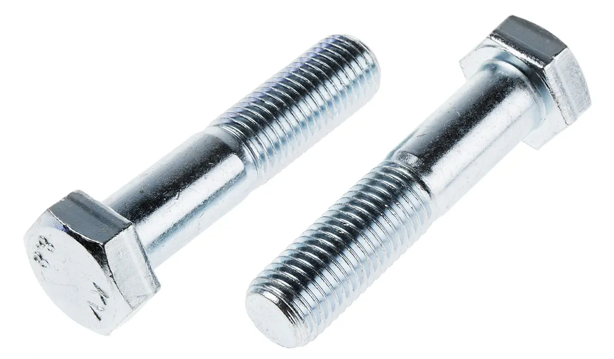 Produktfoto 1 von RS PRO M20 x 2.50 mm Sechskantschraube, Edelstahl glatt, DIN 931