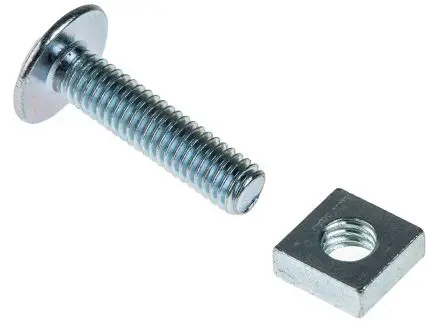 Produktfoto 1 von RS PRO Bordwandschrauben Stahl, L. 25 mm, 4,8 Güte, Glanzzink