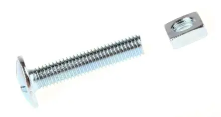 Produktfoto 1 von RS PRO Bordwandschrauben Stahl, L. 40 mm, 4,8 Güte, Glanzzink