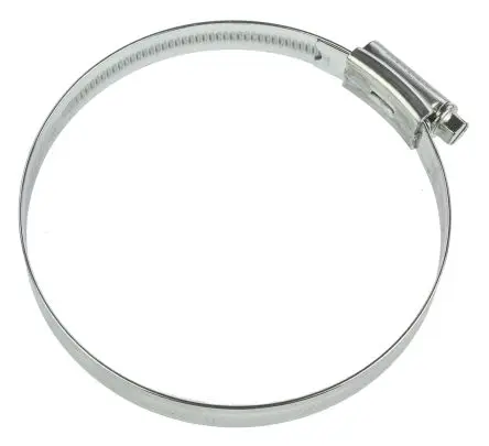 Produktfoto 1 von HI-GRIP Stahl Schlauchschelle Schneckengewinde, mit Schlitzsechskantschraube 100 mm