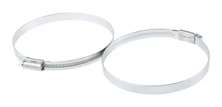 Produktfoto 1 von HI-GRIP Edelstahl Schlauchschelle Schneckengewinde, mit Schlitzsechskantschraube 70 mm