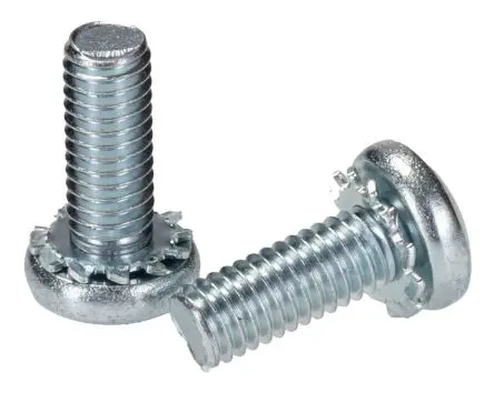 Produktfoto 1 von RS PRO Kombischraube mit Unterlegscheibe Feder 16 mm Flachrund Pozidriv Stahl Glanzzink
