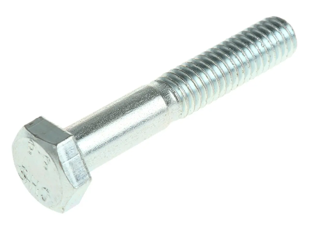 Produktfoto 1 von RS PRO M20 x 1.0 mm Sechskantschraube, Edelstahl glatt, DIN 931