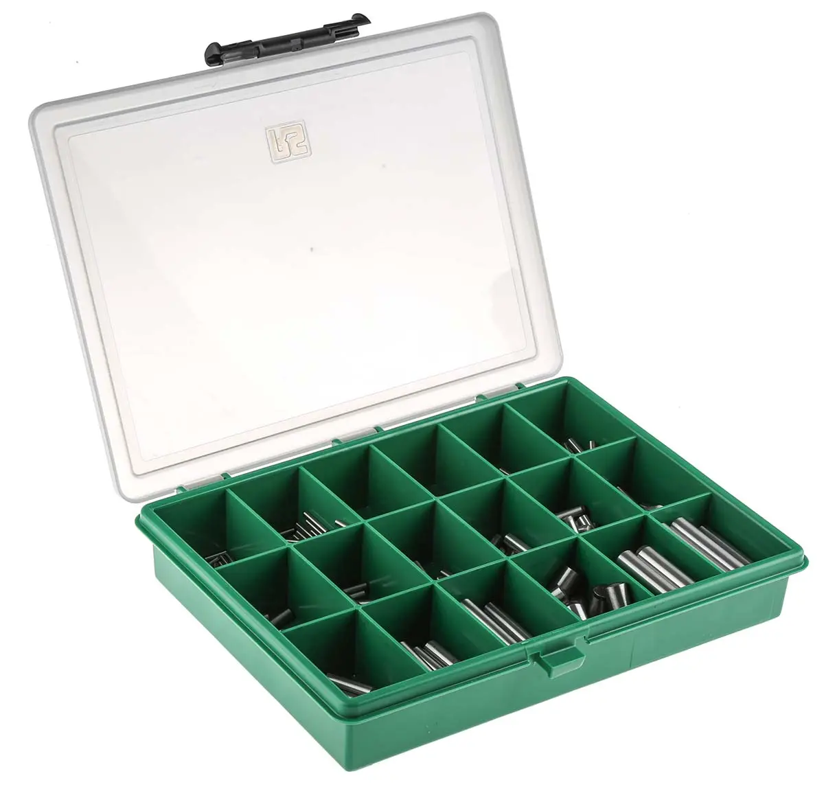 Produktfoto 1 von RS PRO Passstift-Kit Typ Kegelstift 315 Stück glatt ø 2.5 mm / 10 mm