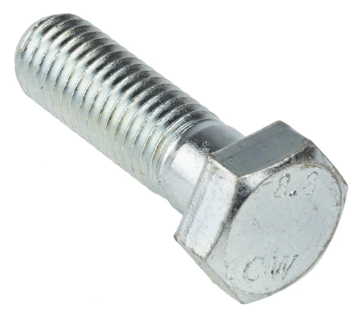 Produktfoto 1 von RS PRO M20 x 1.75 mm Sechskantschraube, Edelstahl glatt, DIN 931