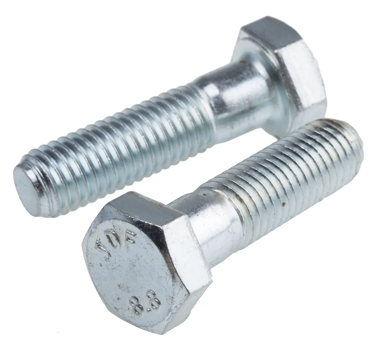 Produktfoto 1 von RS PRO M20 x 1.75 mm Sechskantschraube, Edelstahl glatt, DIN 931