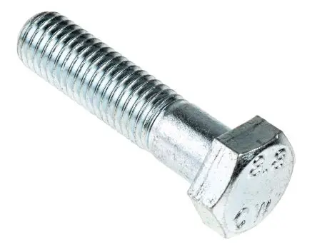 Produktfoto 1 von RS PRO M12 x 50 mm Sechskantschraube, Stahl glatt, DIN 931