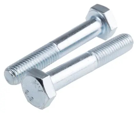 Produktfoto 1 von RS PRO M10 x 60 mm Sechskantschraube, Stahl glatt, DIN 931