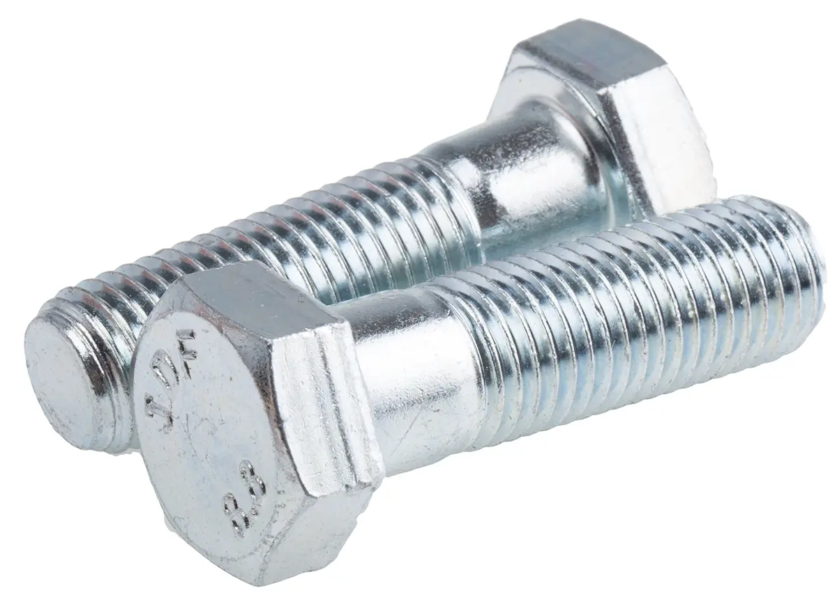 Produktfoto 1 von RS PRO M20 x 2.0 mm Sechskantschraube, Edelstahl glatt, DIN 931