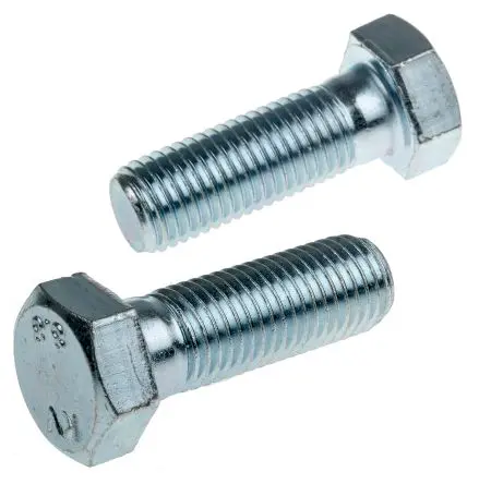 Produktfoto 1 von RS PRO M20 x 60 mm Sechskantschraube, Stahl glatt, DIN 931