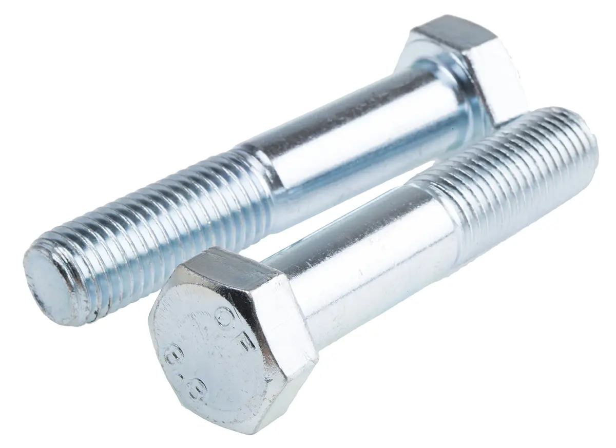 Produktfoto 1 von RS PRO M20 x 2.0 mm Sechskantschraube, Edelstahl glatt, DIN 931