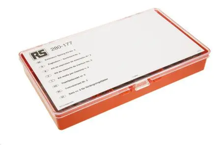 Produktfoto 1 von RS PRO Feder Sortiment Legierungsstahl Verlängerung