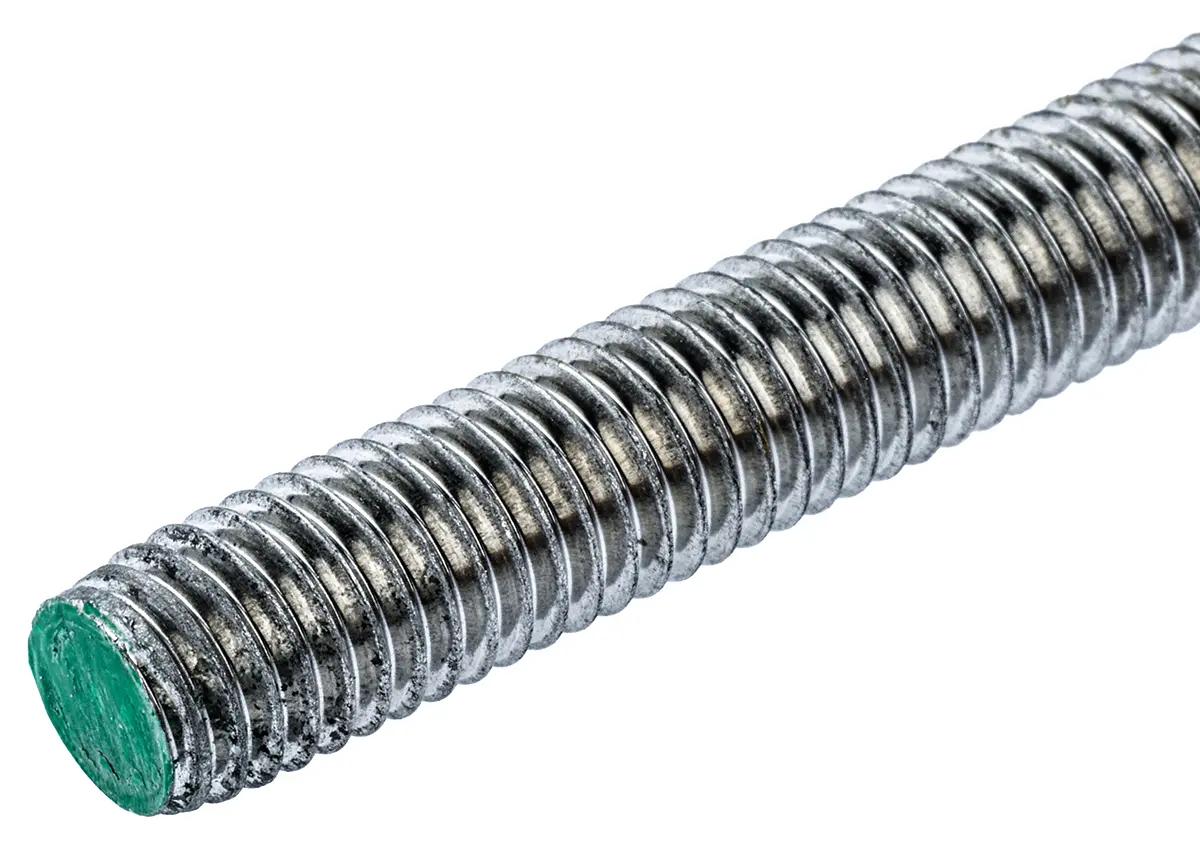 Produktfoto 1 von RS PRO Metrisch Gewindestange Edelstahl 1 m Finish glatt