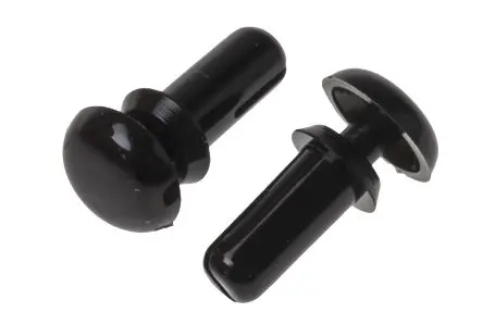 Produktfoto 1 von Essentra Schnappverschluss Niet, Ø 2.6 mm x 6.1 mm, Nylon, min. 3.4 mm, max. 4.3 mm