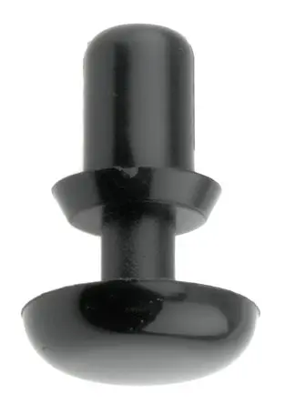 Produktfoto 1 von Essentra Schnappverschluss Niet, Ø 3 mm x 6.1 mm, Nylon, min. 1 mm, max. 2 mm