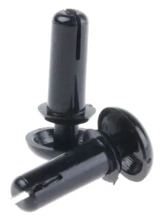 Produktfoto 1 von Essentra Schnappverschluss Niet, Ø 3 mm x 9 mm, Nylon, min. 5.5 mm, max. 6.5 mm