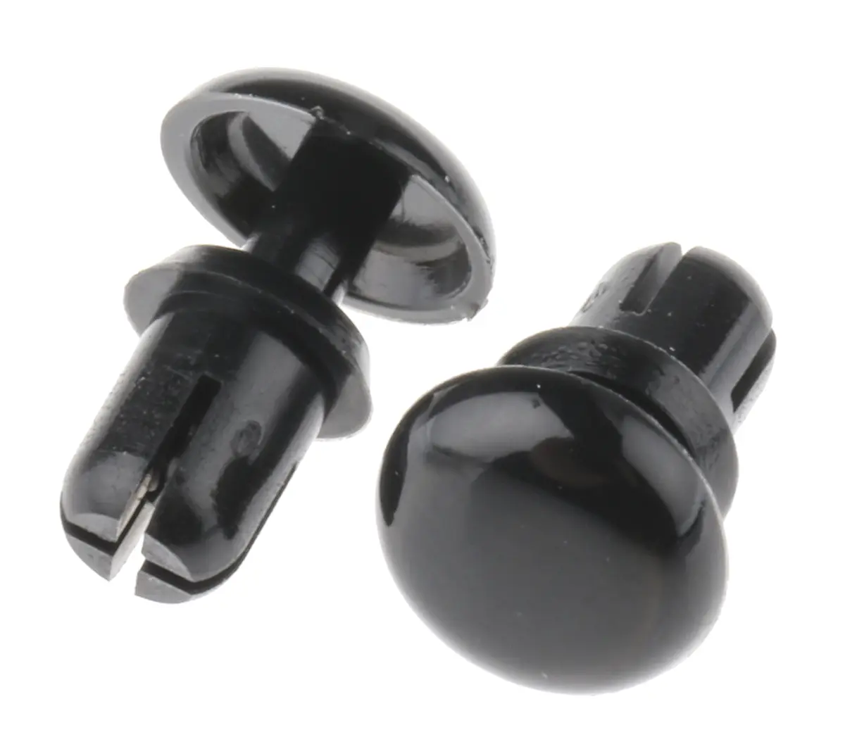Produktfoto 1 von Essentra Schnappverschluss Niet, Ø 3.5 mm x 6.1 mm, Nylon, min. 2.1 mm, max. 3 mm