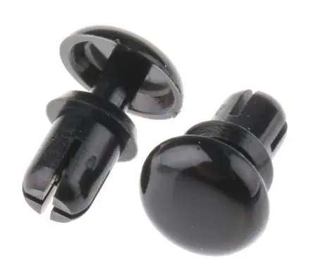Produktfoto 1 von Essentra Schnappverschluss Niet, Ø 3.5 mm x 6.1 mm, Nylon, min. 2.1 mm, max. 3 mm