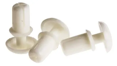 Essentra Schnappverschluss Niet, Ø 3.5 mm x 7.1 mm, Nylon, min. 3 mm, max. 4 mm