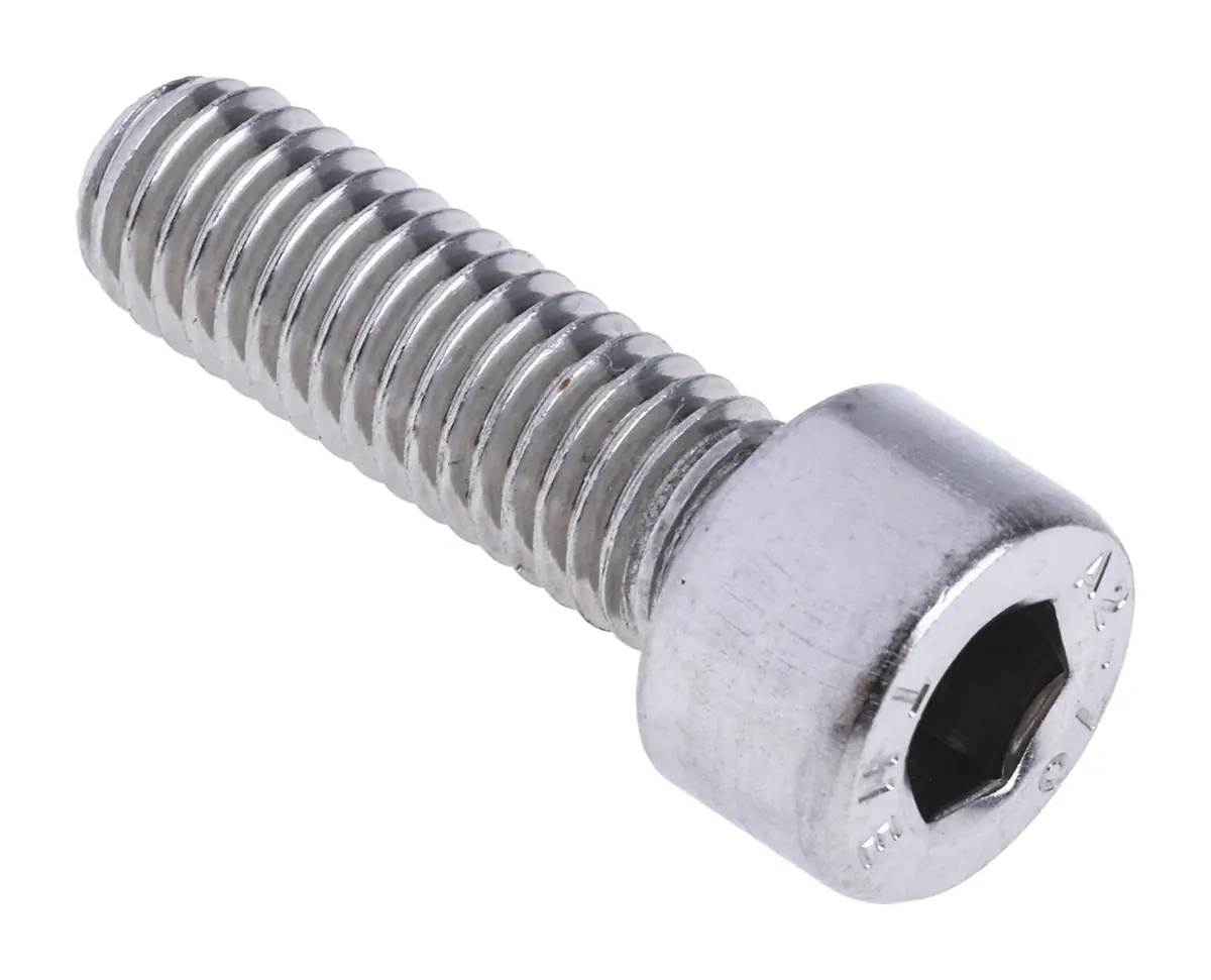 Produktfoto 1 von RS PRO Zylinderkopf Innensechskantschraube, Edelstahl A2 , M8 x 1.25mm, 25mm