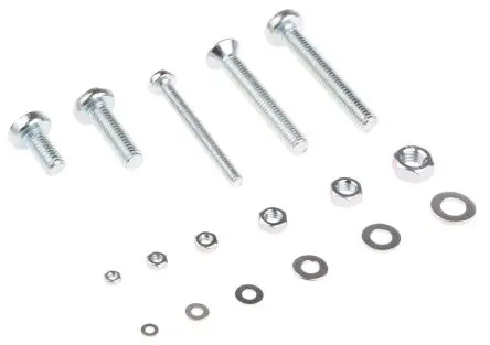 Produktfoto 1 von RS PRO Stahl Pozidriv Schrauben Sortiment x 40 mm x 6 mm, 3165 Stück