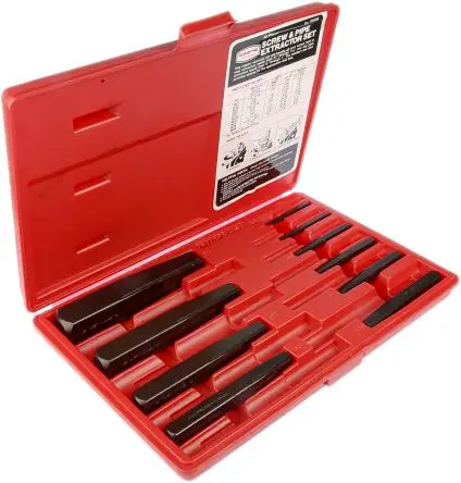 Produktfoto 1 von Stanley Proto, 10-teilig Schraubenausdreher-Set, Kunststoff, Kohlenstoffstahl, 1/8", 3/16", 7/32", 5/16", 3/8", 15/32",