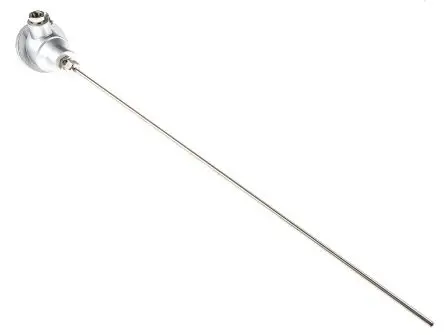 Produktfoto 1 von RS PRO Pt100 Widerstandsthermometer Edelstahl Ø 6 mm 4 x 600 mm Class B, -50 °C → 450 °C, 1.5 mm Leitung