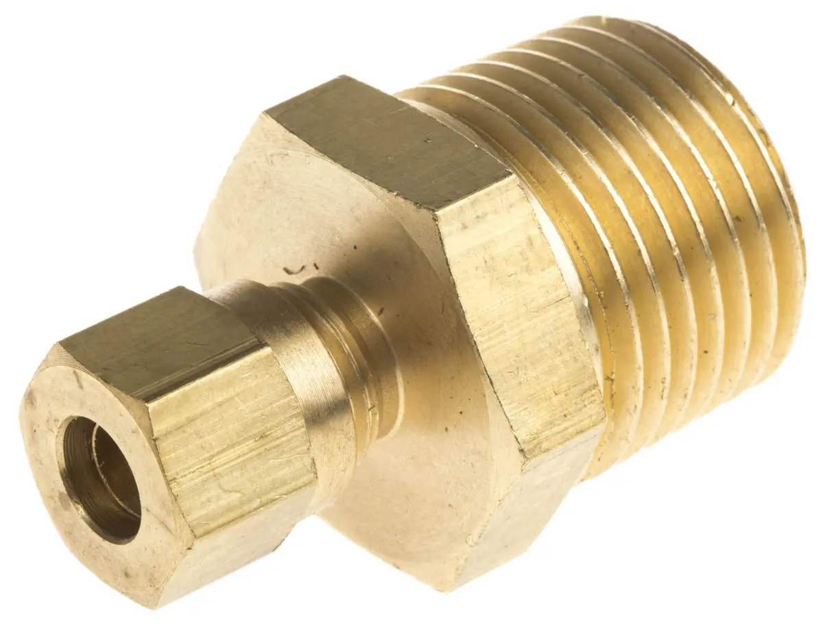 Produktfoto 1 von RS PRO 1/2 BSPT Quetschverschraubung für Thermoelement oder PRT-Sonde