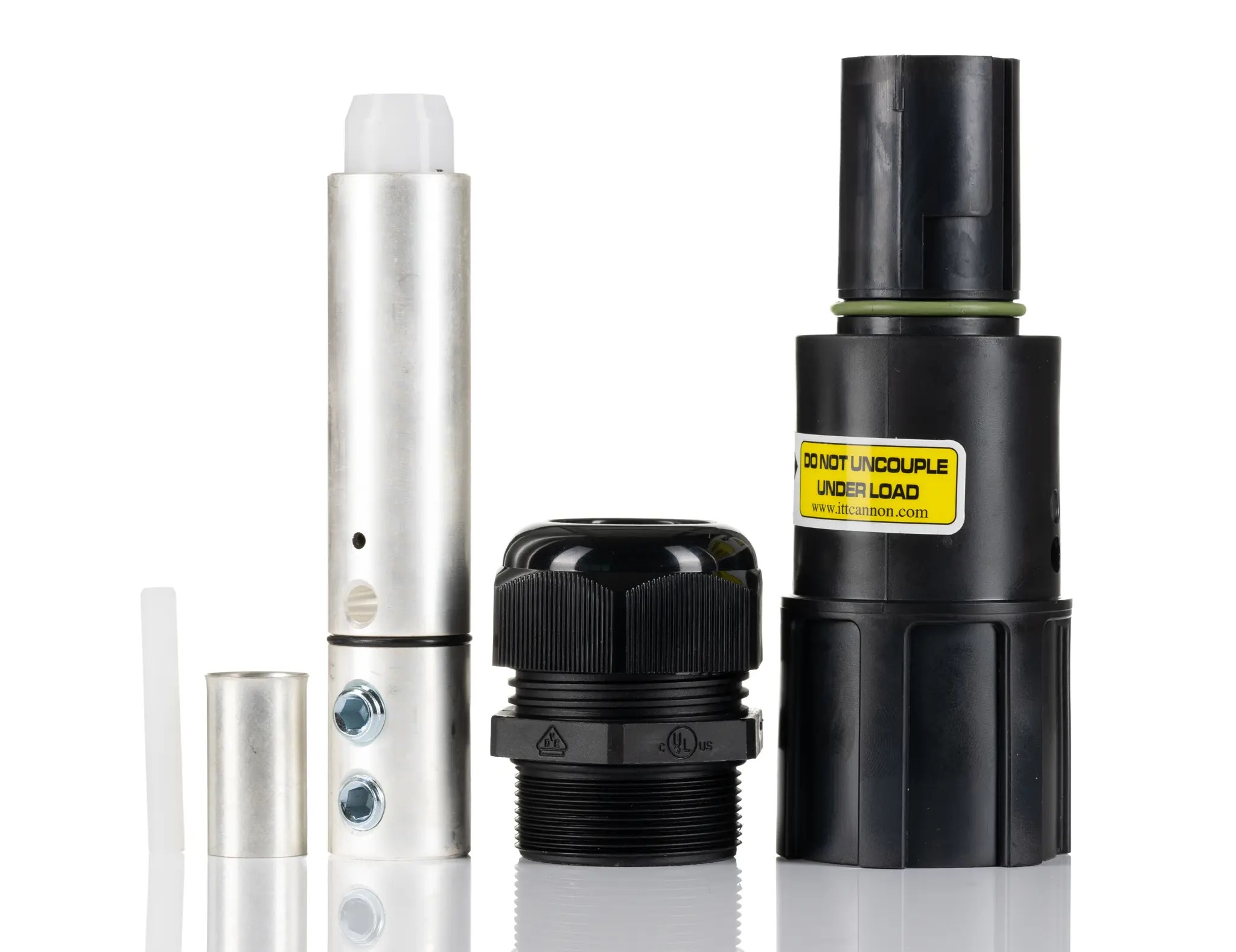 Produktfoto 1 von ITT Cannon Veam Powerlock Leistungssteckverbinder Schwarz, 1kV 1 / 400A, Kabel IP65, IP67