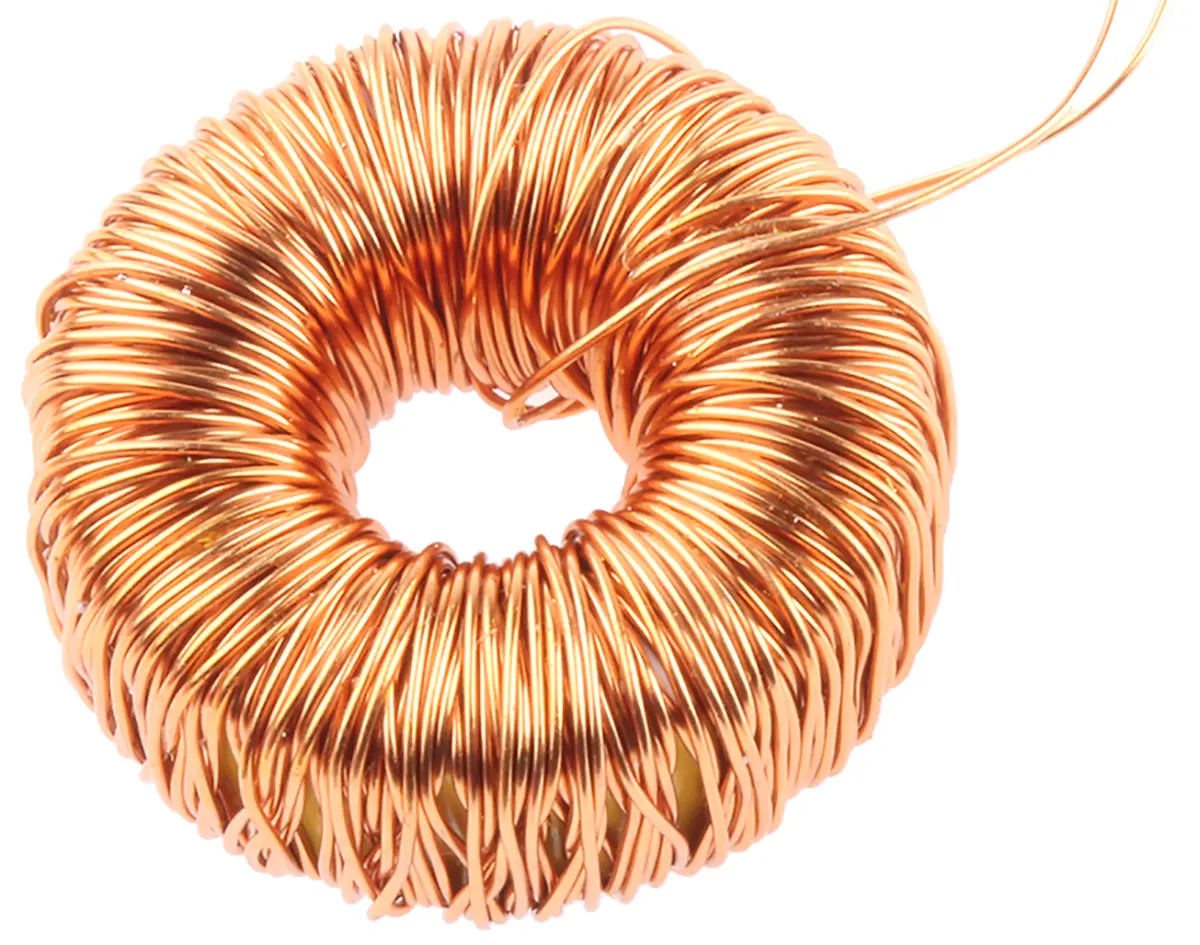 Produktfoto 1 von Roxburgh EMC SF Speicherdrossel Induktivität, Sinterstahl-Kern, 4 mH, Kabel / R-DC 1.8 Ω, Ø 20 mm, Ø 0.28 mm x 9.5 mm