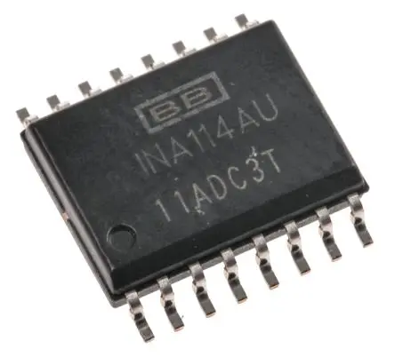 Produktfoto 1 von Texas Instruments Instrumentierungsverstärker SOL, Offset 125 μV Oberfläche 1 MHz 16-Pin 3 mA 18V 2.25 V