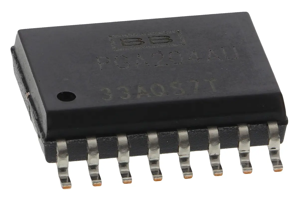 Produktfoto 1 von Texas Instruments Instrumentierungsverstärker SOIC, Offset 125 μV Oberfläche 1 MHz 16-Pin 7.5 mA 18 V 4.5 V