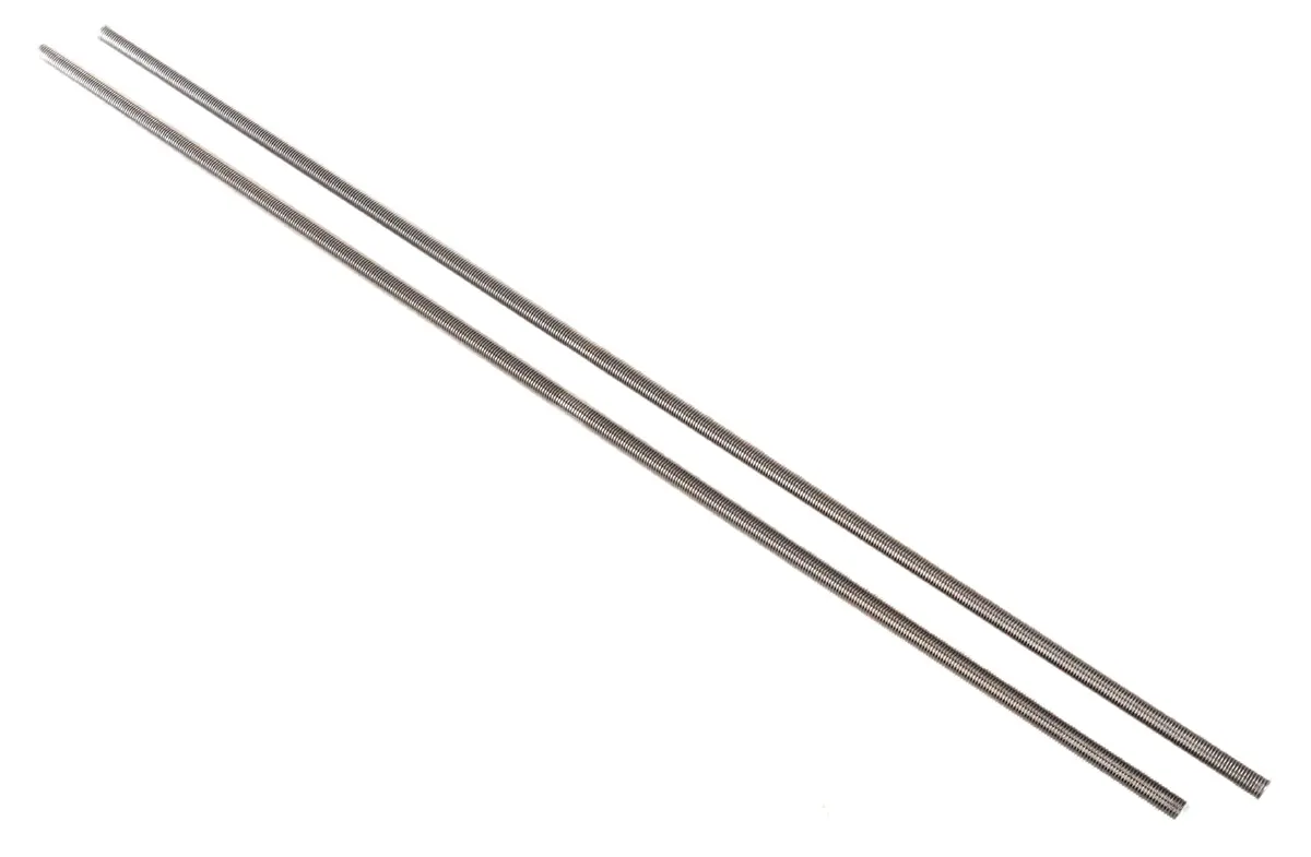 Produktfoto 1 von RS PRO Metrisch Gewindestange Edelstahl 1 m Finish glatt
